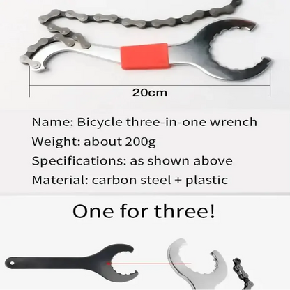 Bicycle Chain Whip & Bottom Bracket Wrench
