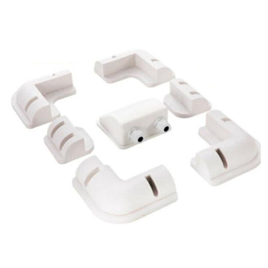 Solar Panels Corner Mounting Brackets Kit 7PCS Caravan Boat RV Vehicle Roof Mount