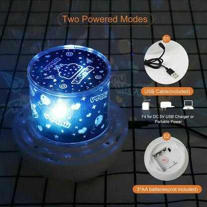 LED Projector Night Light