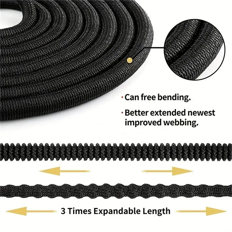 Expandable High-Pressure Garden Water Hose with 3/4" Bimetallic Joint (different sizes available)