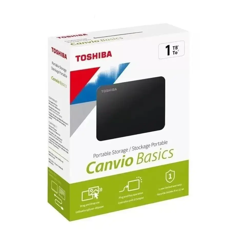 External Hard Drive (500GB–2TB) USB 3.0
