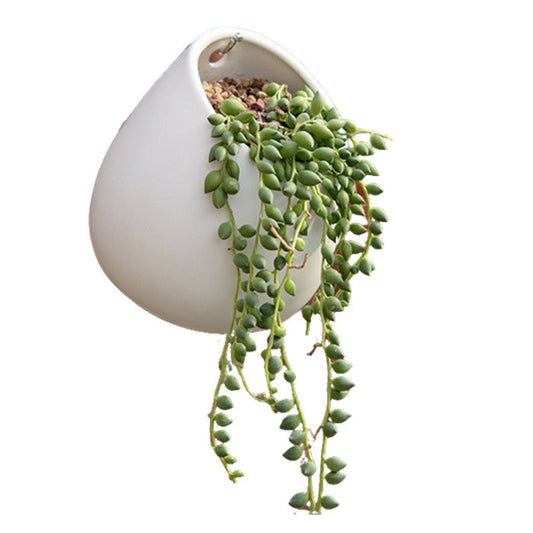 White Plant Pot Ceramic Planter