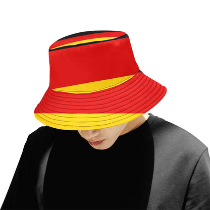 Stylish Men's Germany Flag Bucket Hat - Chino Cotton Twill, Comfortable & Fashionable
