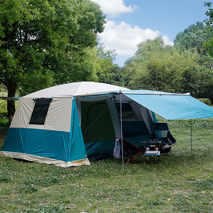 Camping Tent 420x305x210cm - Blue