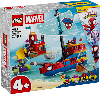 LEGO Marvel: Spidey And His Amazing Friends Team Spidey Pirate Ship (11208)