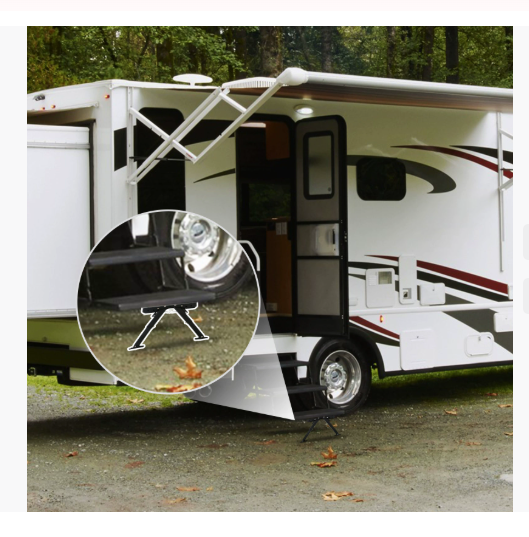 RV Step Stabilizer for Camping Trailer