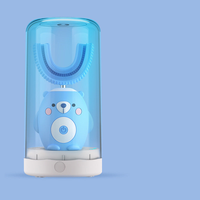 Children's U-Shaped Electric Toothbrush with Silicone Head