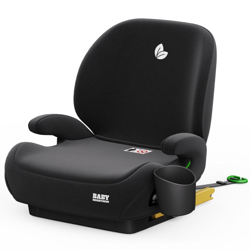 Pre-order Baby Brightness CloudLift Pro Half Booster Seat with ISOFIX and Backrest - Black
