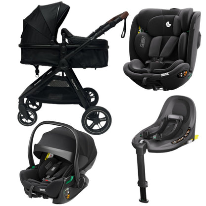 Pre-order Skyra 2-in-1 Newborn Pram & Bassinet Stroller + Reclining infant capsule + 360 car seat with Rotating ISOFIX Base (