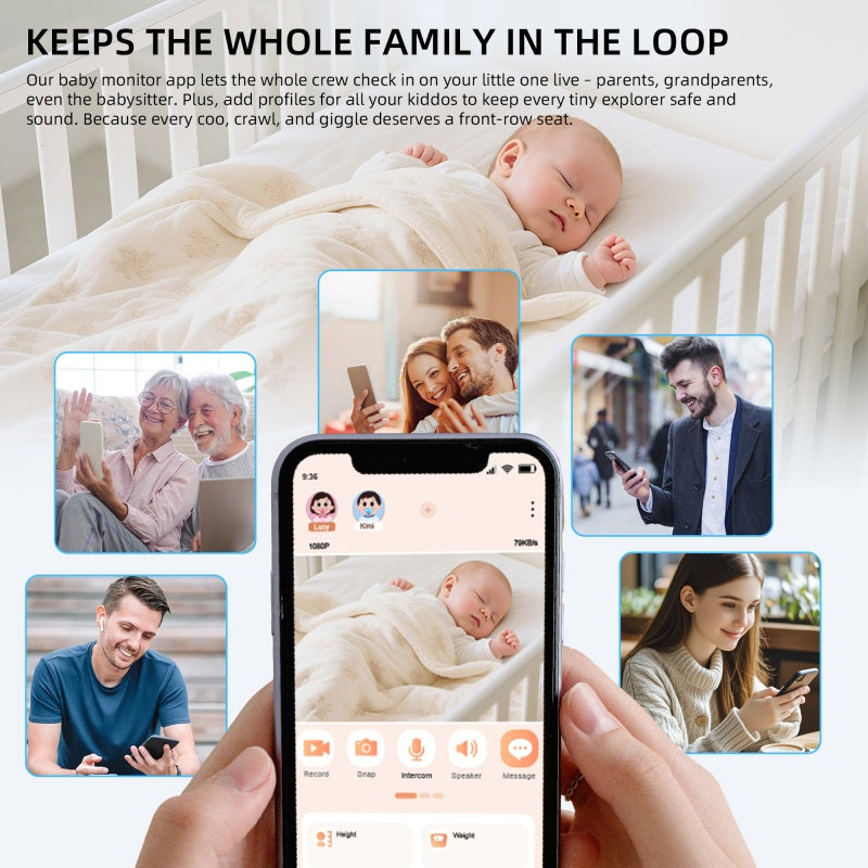 Dual Mode 4.3" Baby Monitor with Night Vision & Motion Detection