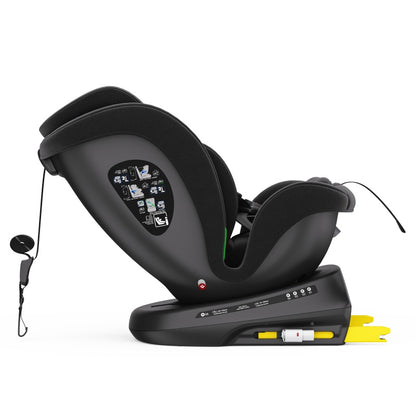 Pre-order Baby Brightness 360 Rotating ShieldMax Plus Car Seat Black  ETA: 2nd October 2025
