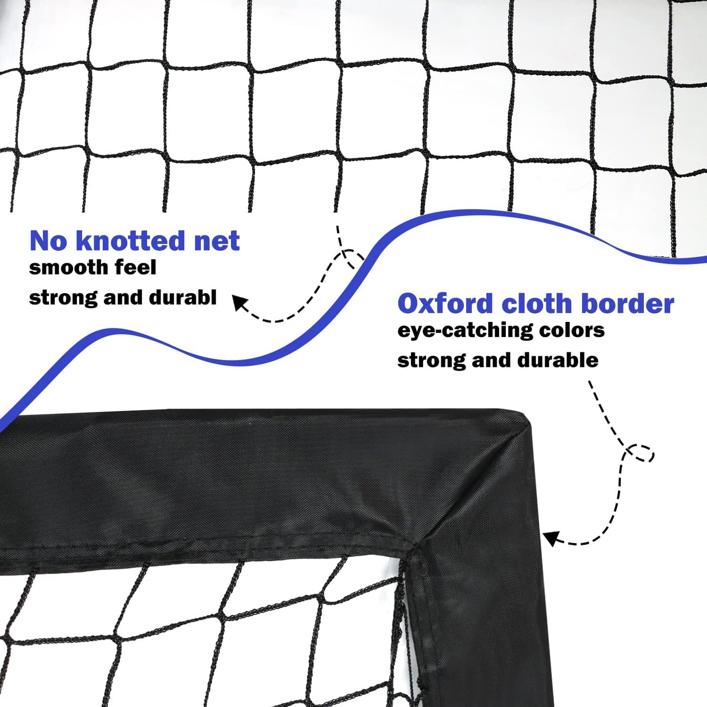 2PCS Portable Kid Soccer Football Goals Pop Up Soccer Goals