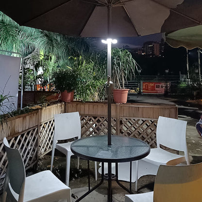 Battery Operated Outdoor Patio Umbralla Pole Led Light Rechargeable