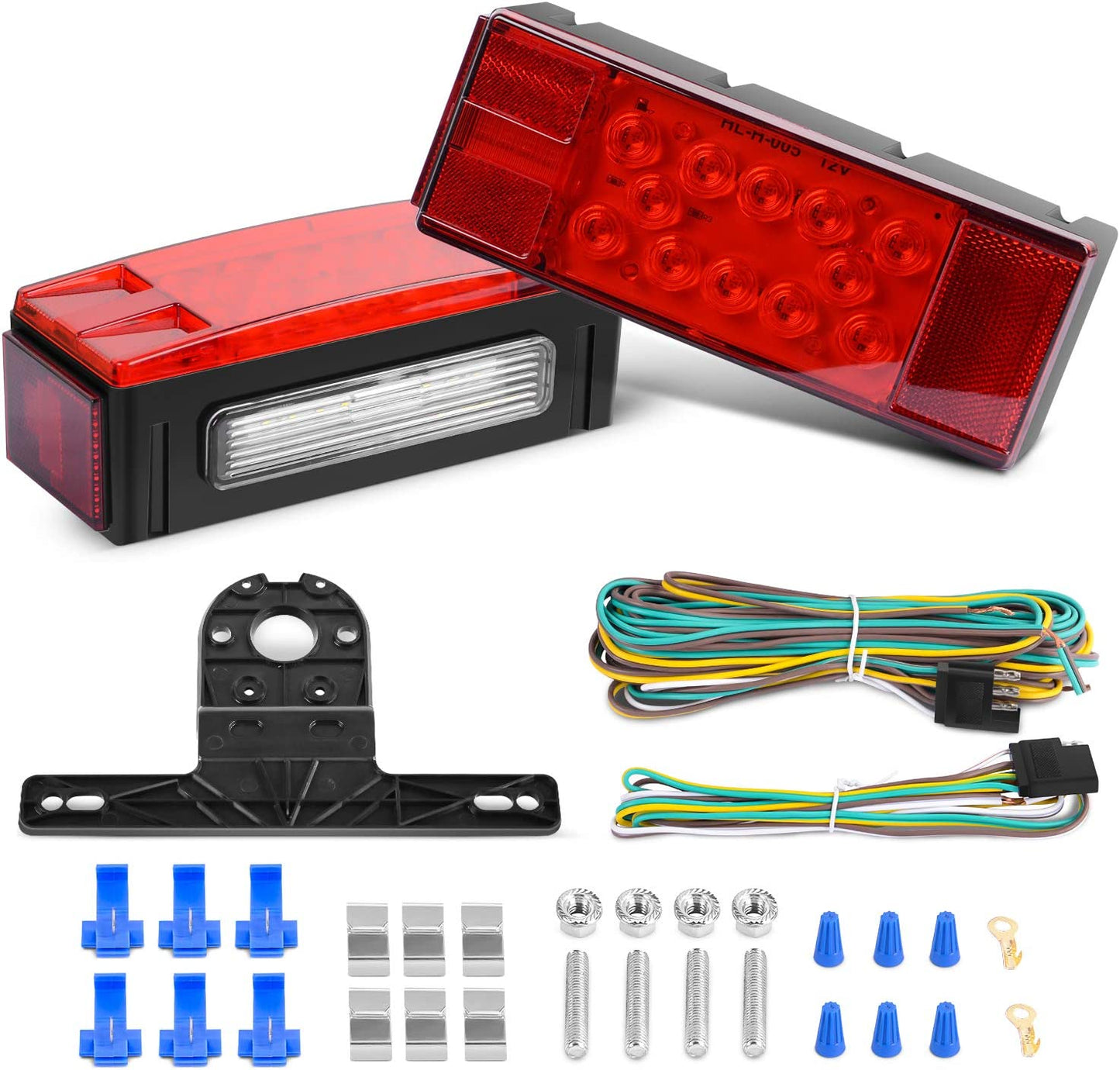 2PCS 12V Trailer Tail Lights