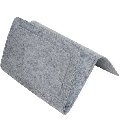 Felt Bedside Hanging Storage Pocket for Remotes, Phones & Books