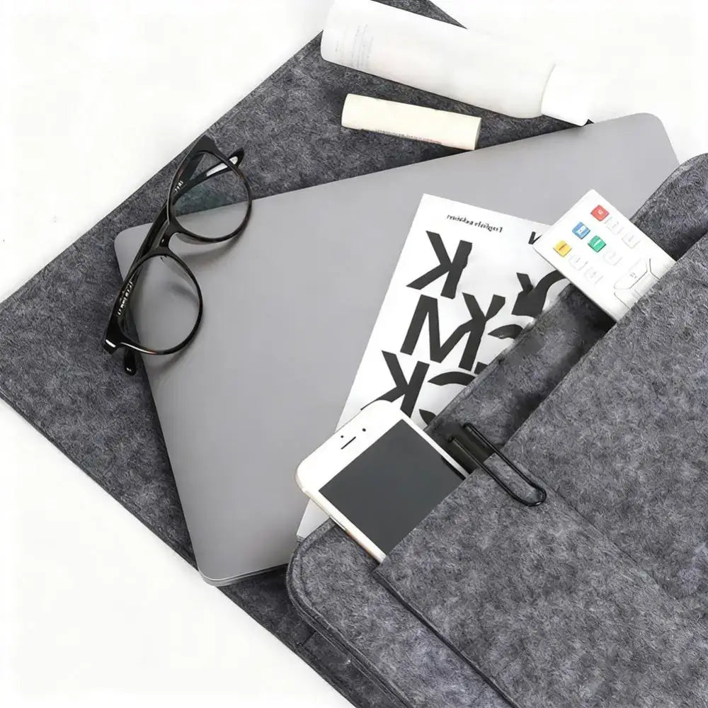 Felt Bedside Storage Bag with Hanging Pockets