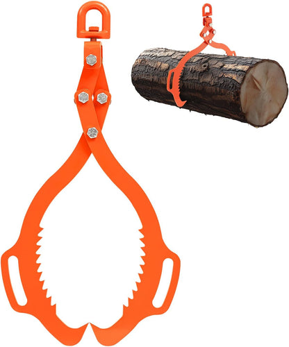 28in Log Lifting Tongs, 2-Claw Log Tongs, 750kg Lifting Capacity