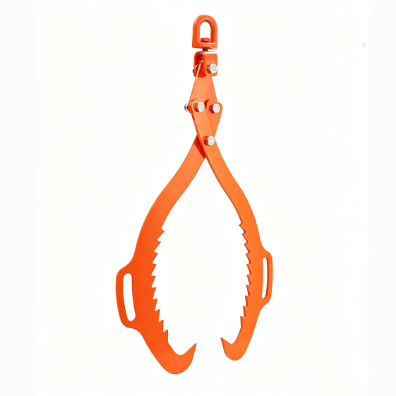 28in Log Lifting Tongs, 2-Claw Log Tongs, 750kg Lifting Capacity