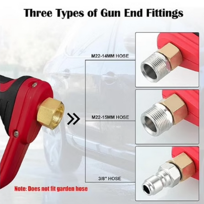3 IN 1 High Pressure Washer Gun 4000PSI Power Washer Wand