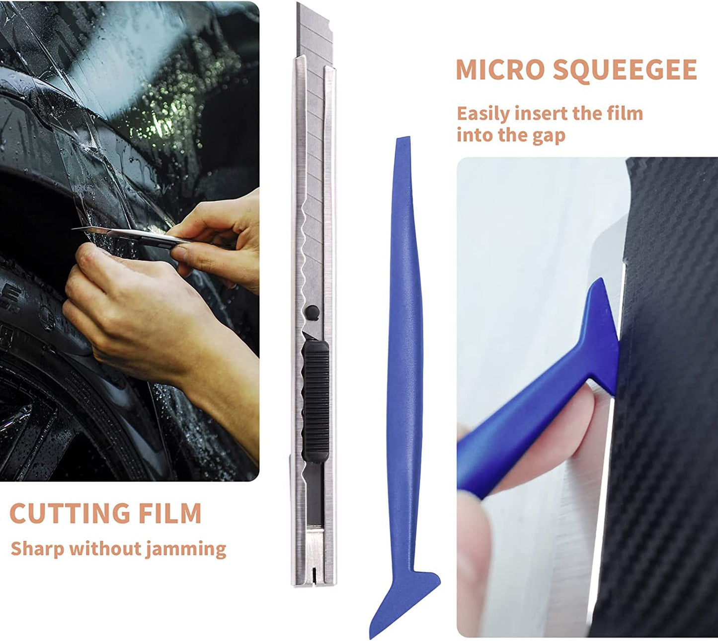 Film Scrapers Car Vinyl Wrap Window Tint Film Tool Kit