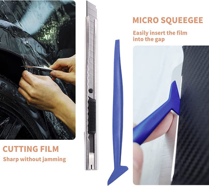 Film Scrapers Car Vinyl Wrap Window Tint Film Tool Kit