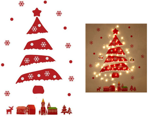 DIY Felt Christmas Tree with Light