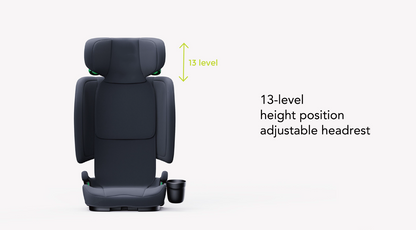 Baby Brightness SecureFit Pro 2 Portable Travel Booster Car Seat Black