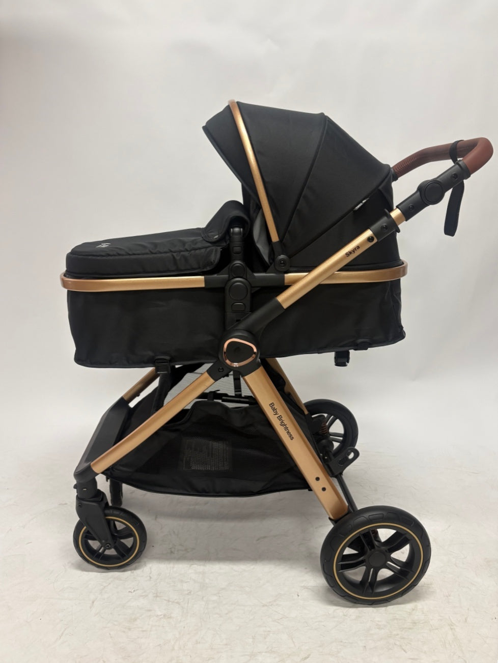 Pre-order Baby Brightness Newborn 4-in-1 Travel System with Bassinet, Capsule, ISOFIX Base & 360° Rotating Car Seat – Blue