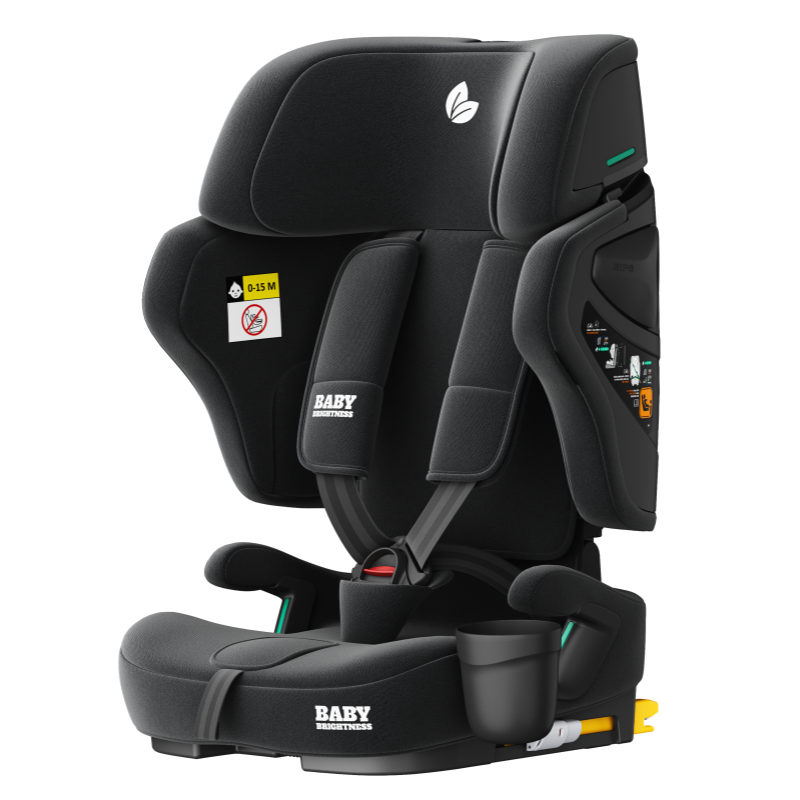 Baby Brightness Fortress Pro Portable Travel Booster Car Seat Black