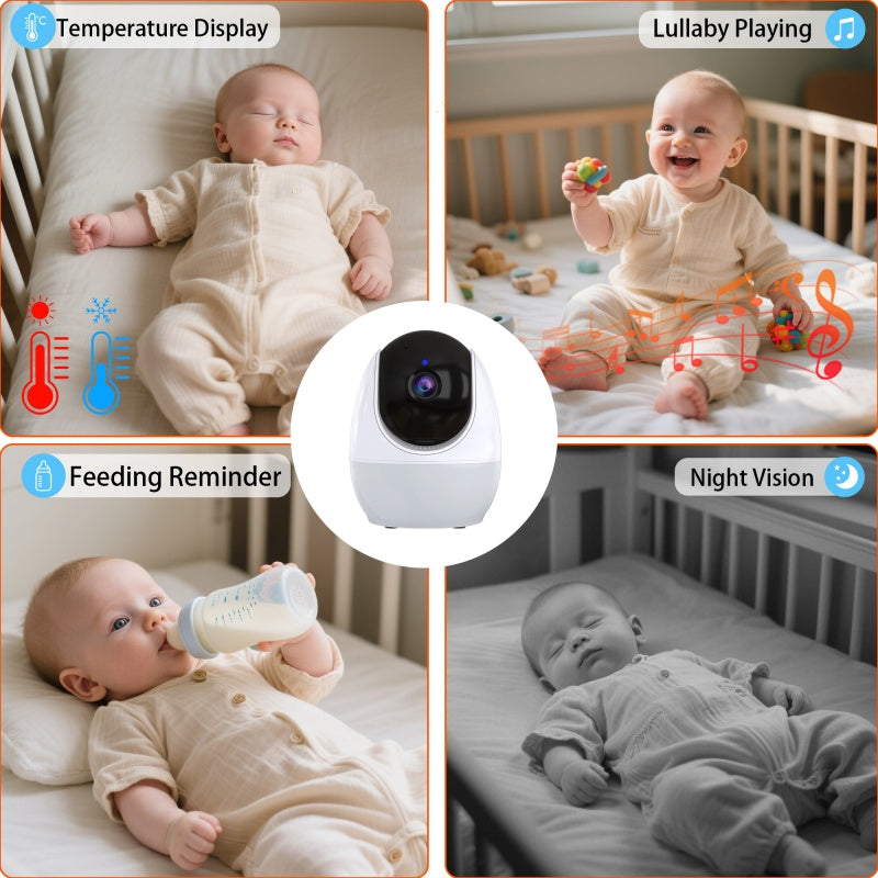 Dual Mode 4.3" Baby Monitor with Night Vision & Motion Detection