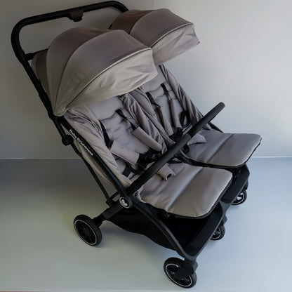 Double Pram – FlexGo Duo with Infant Capsule (Beige)