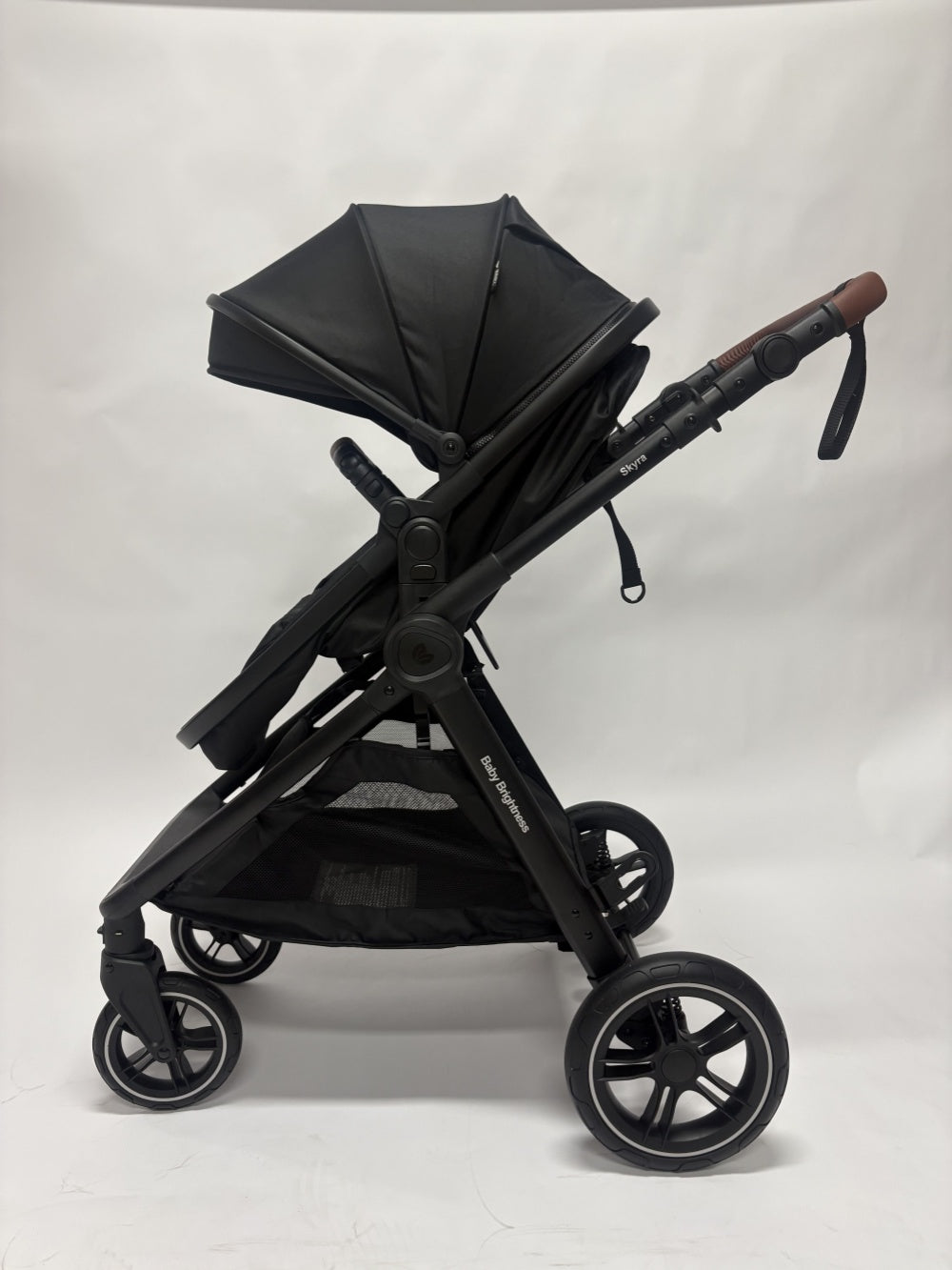 Pre-order Skyra 2-in-1 Newborn Pram & Bassinet Stroller（Black）