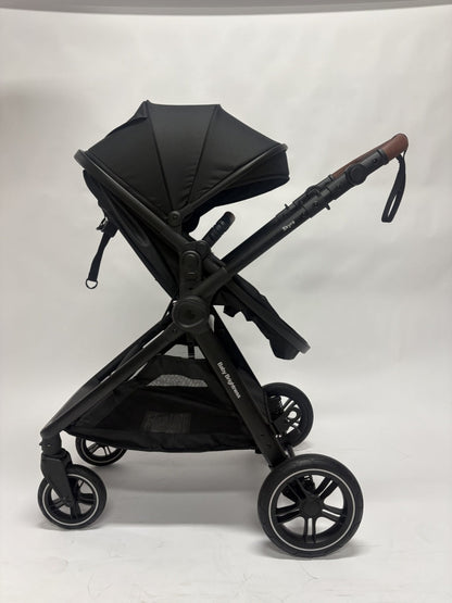 Pre-order Baby Brightness Newborn 4-in-1 Travel System with Bassinet, Capsule, ISOFIX Base & 360° Rotating Car Seat – Black
