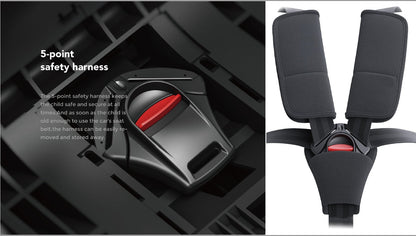 Baby Brightness Fortress Pro Portable Travel Booster Car Seat Grey - image 14