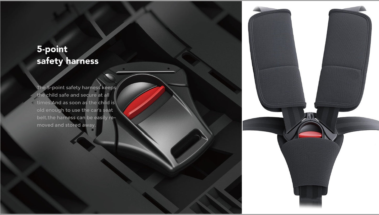 Baby Brightness Fortress Pro Portable Travel Booster Car Seat Black - image 14
