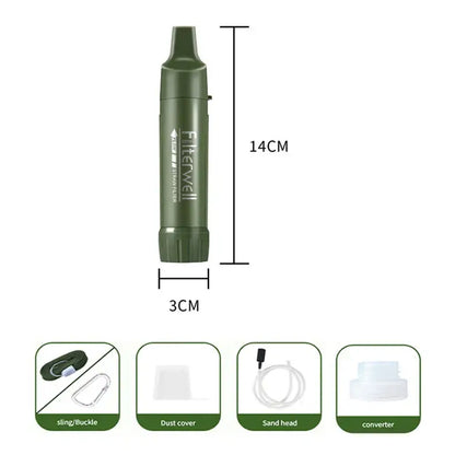 Mini Portable Camping Water Filter & Drinking Water Purifier