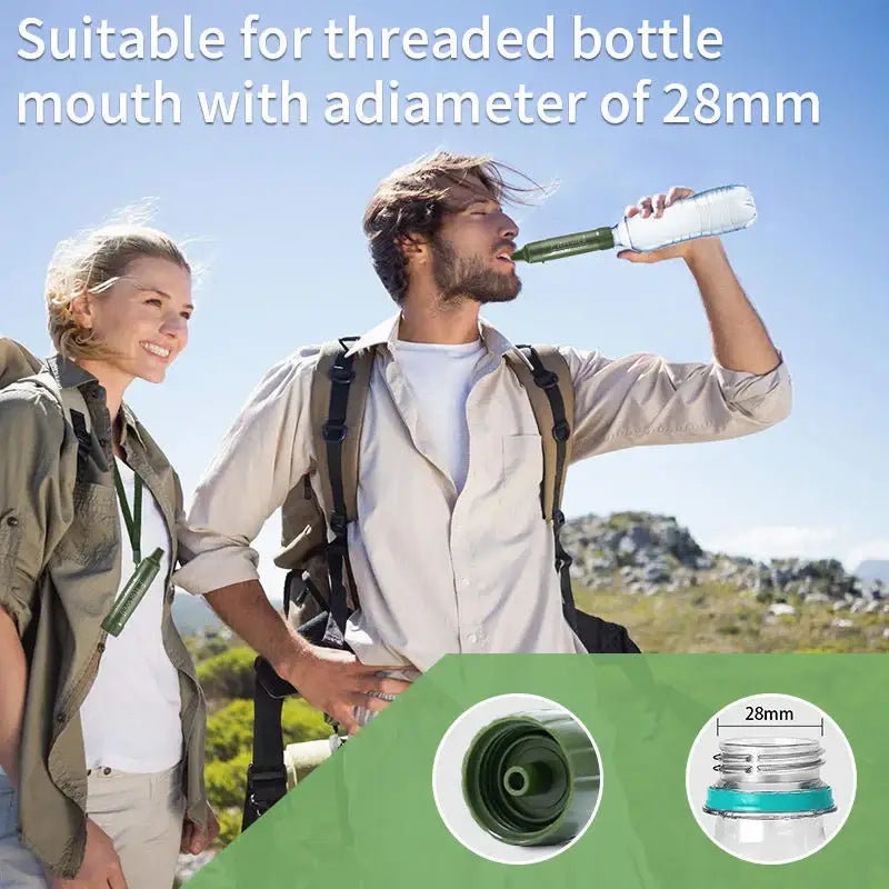 Mini Portable Camping Water Filter & Drinking Water Purifier