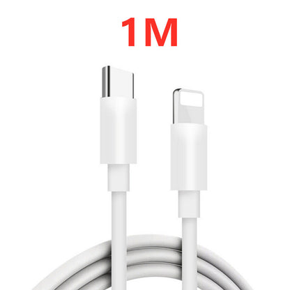 27W PD QC Fast Charging Lightning To USB Type C Cable iPhone iPad