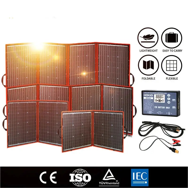 Flexible Foldable Solar Panel for Travel & Phone