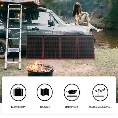 Flexible Foldable Solar Panel for Travel & Phone
