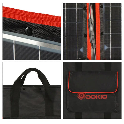 Flexible Foldable Solar Panel for Travel & Phone