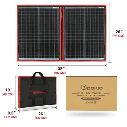 Flexible Foldable Solar Panel for Travel & Phone