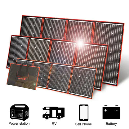 Flexible Foldable Solar Panel for Travel & Phone