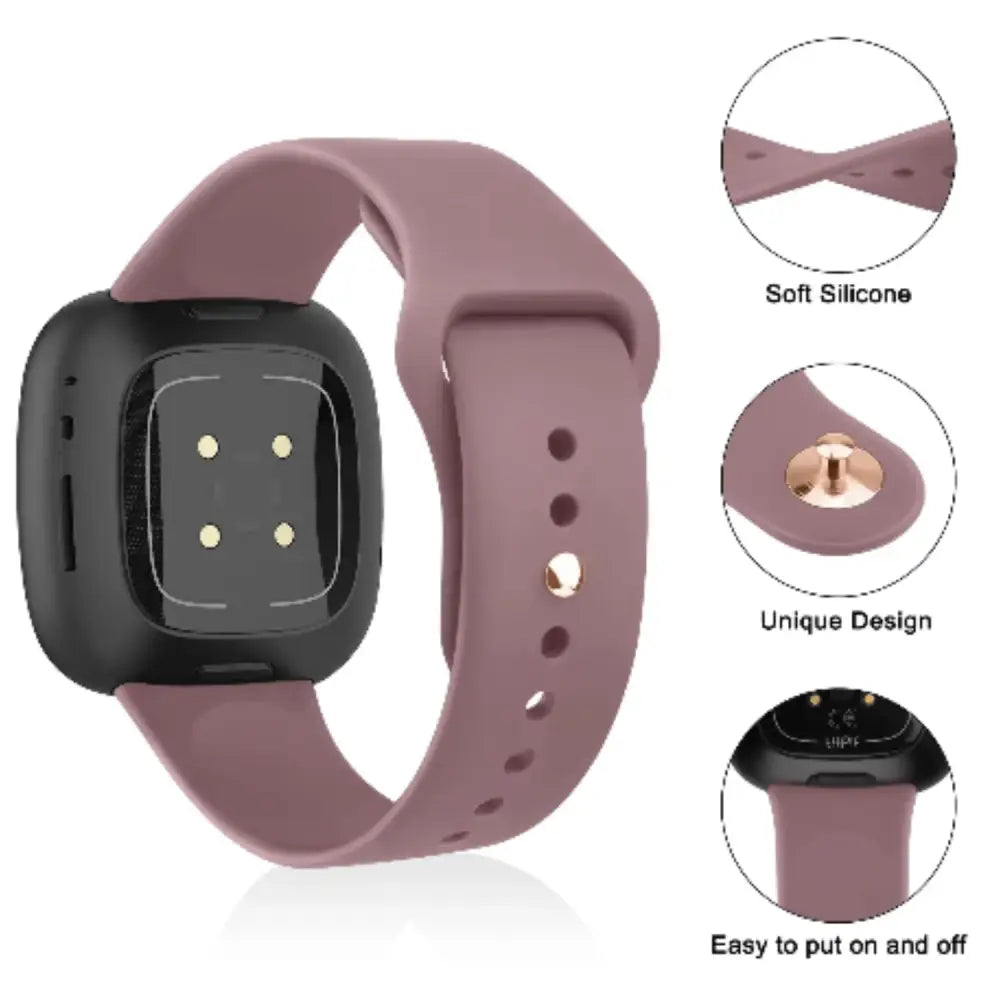 Flexible Silicone Wristband for the Fitbit Versa 3 (available in 17 colours)