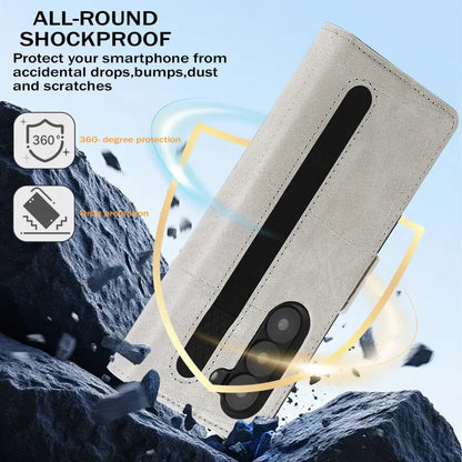 Flip Leather Phone Case for the Samsung Galaxy Z Fold7 (2 colours available)