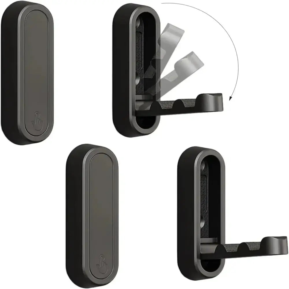 Foldable Aluminium Clothes Hook for RV's and Caravans
