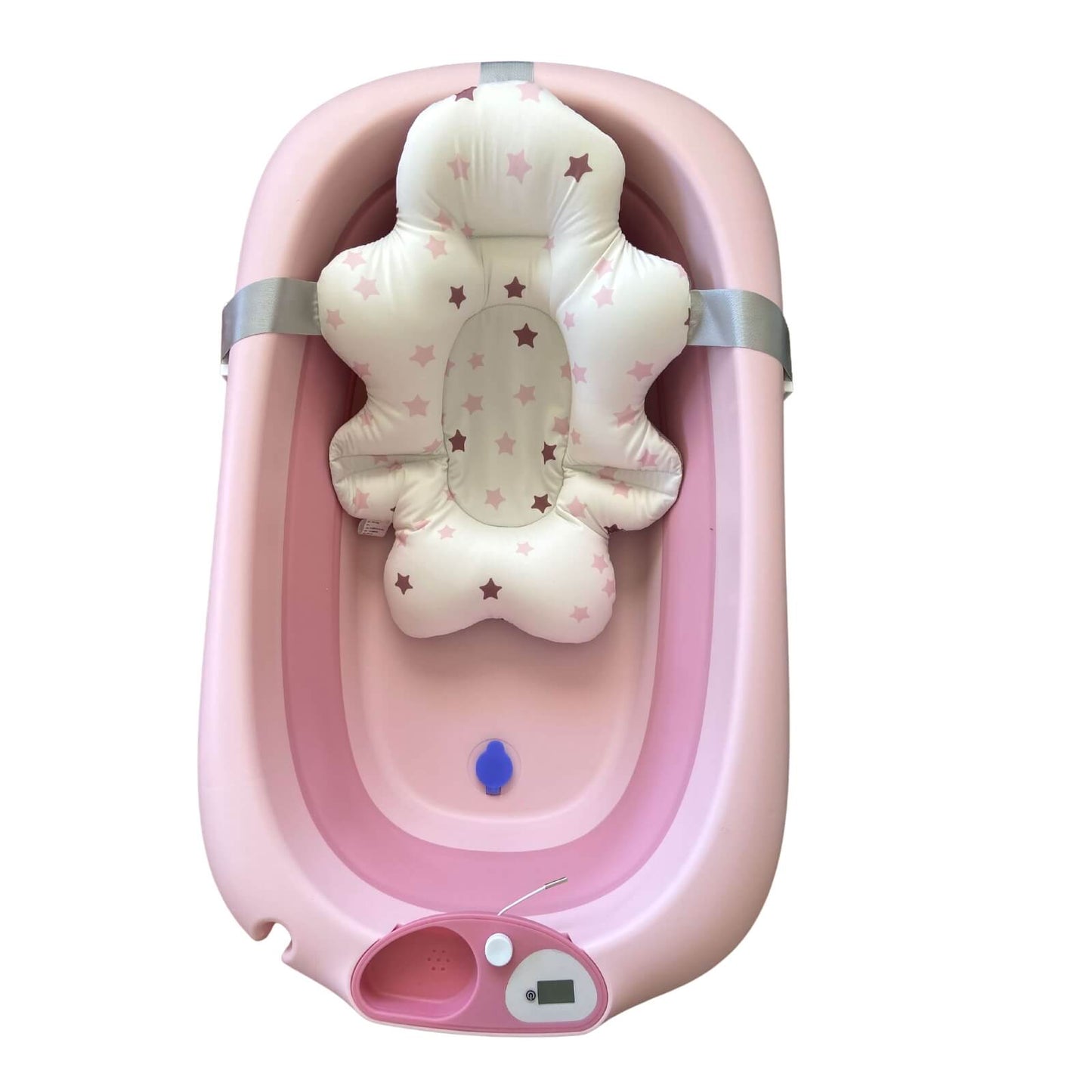 3 in 1 Foldable Baby Bath Tub & Bath Seats -Pink