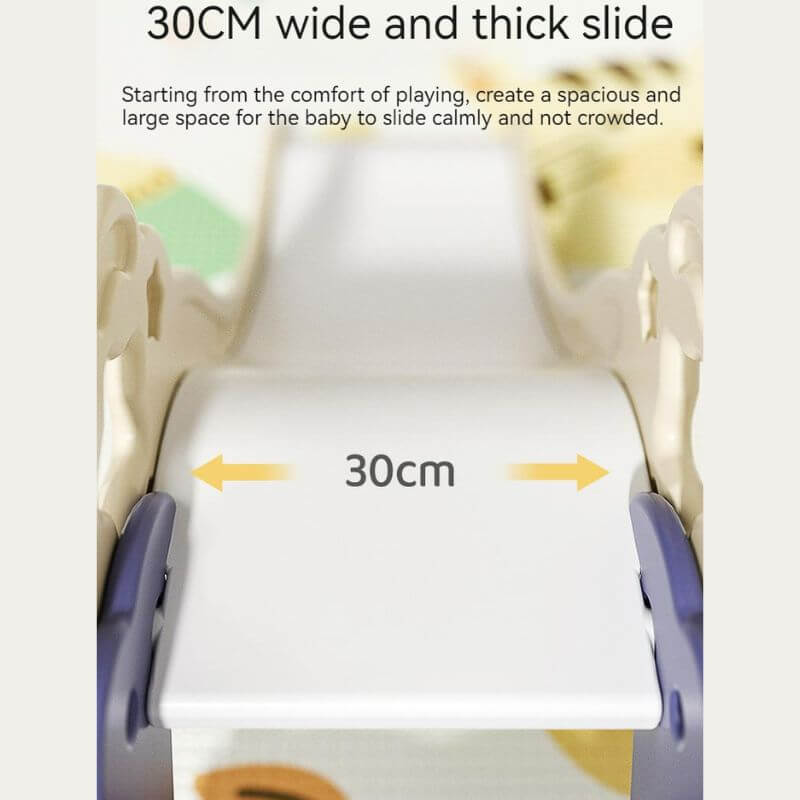 Foldable Cloud Baby Slide -Grey | Purple