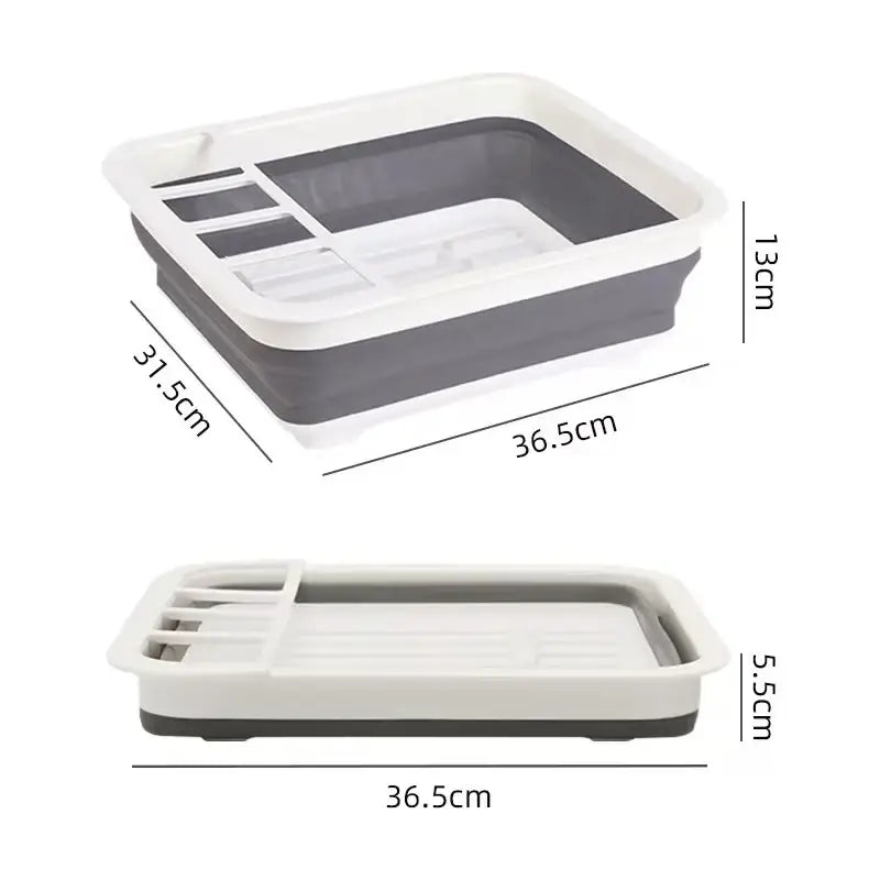 Foldable Dish Rack & Sink for RV, Camper & Boat