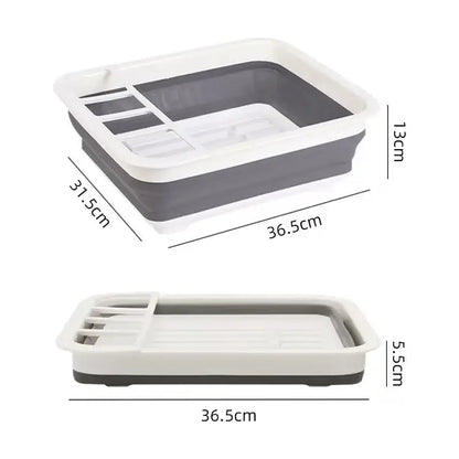 Foldable Dish Rack & Sink for RV, Camper & Boat